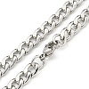 Non-Tarnish 304 Stainless Steel Pendant Necklaces NJEW-L118-01P-3