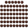 1-Hole Plastic Buttons BUTT-CA0001-34B-1