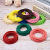 Craftdady 25 Bundles 25 Colors Waxed Polyester Cord YC-CD0001-03B-8