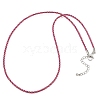 2MM Nylon Braided Cord Necklace Making MAK-A019-02P-15-1