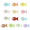 13Pcs 13 Colors Zinc Alloy Beads FIND-CJ0003-22-1