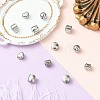 12Pcs 6 Styles 304 Stainless Steel European Style Clasps STAS-CJ0002-77-5