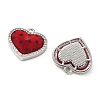 Brass Micro Pave Cubic Zirconia Pendants KK-C158-03A-P-2