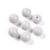 Opaque Solid Color Glass Beads X1-GLAA-N007-8mm-A08-1