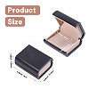 Book Shaped Plastic Gift Packaging Boxes for Cufflinks CON-WH0089-189-2