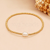 Gold Color 11/O TOHO Seed Beadd Strecth Bracelets HR2710-1-1