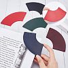 CHGCRAFT 5Pcs 5 Colors Leather Corner Bookmark FIND-CA0004-58-3