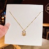 Acrylic with Rhinestone Pendant Necklaces FS-WG30730-32-1