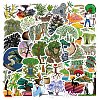 50Pcs Tree PVC Paper Decorative Stickers PW-WGF52E6-01-1