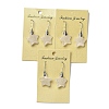 Natural Quartz Crystal Star Dangle Earrings EJEW-I315-03P-09-4