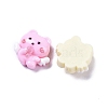 Opaque Cute Animal Resin Decoden Cabochons RESI-B024-02A-2