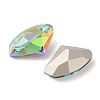 Glass Rhinestone Cabochons RGLA-L029-11B-SPLA-2