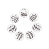 Tibetan Style Alloy Quote Pendants PALLOY-CJ0006-01-3