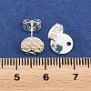 304 Stainless Steel Ear Stud Findings STAS-O119-16B-S-3