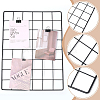 4 Bags Spray Printed Iron Mesh Wall Mounted Hanging Display Stands ODIS-WR0001-18A-3