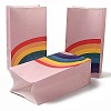 40Pcs 8 Colors Oil Proof Kraft Paper Bags CON-I009-03-4