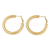 PVD Vacuum Plating 201 Stainless Steel Hoop Earrings EJEW-I309-63C-G-1