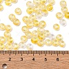 Baking Paint Transparent Colours Glass Round Beads SEED-L011-13A-11-4