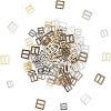 Fingerinspire 120Pcs 12 Style Alloy Slide Buckles FIND-FG0001-37-5