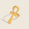 304 Stainless Steel Cuff Open Rings for Women WJ3618-1-2