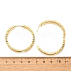 Rack Plating Brass Micro Pave Clear Cubic Zirconia Hoop Earrings for Women EJEW-C125-17B-G-5