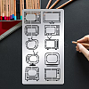 Stainless Steel Cutting Dies Stencils DIY-WH0242-262-7