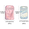 40Pcs 2 Colors PP Zip Lock Bags OPP-FS0001-09-4