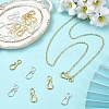 20Pcs 2 Colors Brass Hook Clasps KK-YW0004-17-4