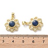 Natural Lapis Lazuli Pendants G-B123-02G-10-3