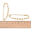 304 Stainless Steel Safety Pins Brooch Findings STAS-C181-01D-G-2