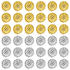 600Pcs 2 Colors Tibetan Style Alloy Beads FIND-DC0002-54-1