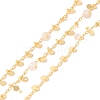 Natural Quartz Crystal Column Beaded Chains CHC-K012-01G-12-1