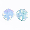 Transparent Resin Cabochons RESI-T051-05A-2