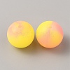 Luminous Round Food Grade Silicone Beads SIL-TAC0007-04J-1