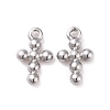 Non-Tarnish 304 Stainless Steel Charms X-STAS-D185-01P-2