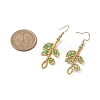Alloy with Glass Stud Dangle Earring EJEW-TA00529-3