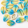 Spray Paint Cowrie Shell Beads SHEL-S274-01C-1