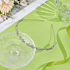 Alloy with Rhinestone Hair Bands for Women Girls AJEW-WH0609-316P-4