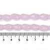 Electroplate Imitation Jade Glass Beads Strands GLAA-N005-J4mm-D01-4