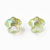 1-Hole Transparent Acrylic Buttons MACR-S373-129-C02-4