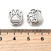 Dog Paw Prints Tibetan Style Alloy European Bead Enamel Settings TIBEP-S293-067AS-LF-3