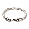 304 Stainless Steel Cuff Bangles BJEW-E094-20AS-2