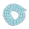 Opaque Solid Color Imitation Jade Beads Strands EGLA-N013-P8mm-D11-2