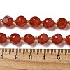 Natural Carnelian(Dyed & Heated) Beads Strands G-K387-A12-02-5