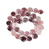 Natural Strawberry Quartz Beads Strands G-C116-A41-01-4