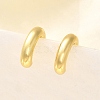 Rack Plating Brass Ring Cuff Earrings for Women EJEW-H135-01G-02-4