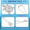 Unicraftale Iron Shower Curtain Rings for Bathroom AJEW-UN0001-36-5