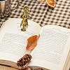 Alloy Hand Shaped Bookmark Clip AJEW-CP0006-94A-AG-7