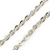 304 Stainless Steel Necklaces Women Cable Chain Necklaces NJEW-C079-01B-2