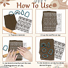 Silicone Clay Texture Mat AJEW-WH0447-074-3